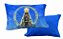 Fronha Religiosa Capa de Travesseiro de Nossa Senhora Aparecida Azul - Imagem 1