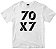 Camiseta 70x7 Rainha do Brasil branca Rainha do Brasil - Imagem 1