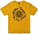 Camiseta Gratidão Força Foco e Fé amarela Rainha do Brasil - Imagem 1