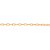 Corrente Rommanel Masculina, Folheada a Ouro, Fio Cadeado, 60 cm - Imagem 2