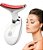 Massageador Facial LED 7 Cores - Modos, Aparelho Anti-Rugas para Rosto e Pescoço, Tratamento Estético Vibratório com Luz LED Para Elevação da Pele Lifting Bivolt Recarregável (Branco) - Imagem 6