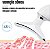 Massageador Facial LED 7 Cores - Modos, Aparelho Anti-Rugas para Rosto e Pescoço, Tratamento Estético Vibratório com Luz LED Para Elevação da Pele Lifting Bivolt Recarregável (Branco) - Imagem 7