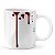 Caneca com Sangue Escorrendo Sangrenta em Cerâmica 325ml Presente Criativo para impressionar - Imagem 3