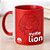 Caneca Matte Lion Retrô Geek Criativa I Disponível em Cerâmica Vermelha ou Branca 325ml - Imagem 1