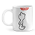Caneca engraçada Mr. P vários modelos, em cerâmica 325ml - Imagem 2