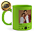 Caneca Personalizada Foto e Música I nas Cores Verde ou Branca I em Cerâmica 325ml - Imagem 1