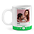 Caneca Personalizada Foto e Música I nas Cores Verde ou Branca I em Cerâmica 325ml - Imagem 4