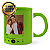 Caneca Personalizada Foto e Música I nas Cores Verde ou Branca I em Cerâmica 325ml - Imagem 3