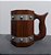 CANECA DE MADEIRA ARTESANAL - VIKINGS - 400 ML - Imagem 5