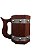 CANECA DE MADEIRA ARTESANAL - VIKINGS - 400 ML - Imagem 1