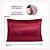 Kit 2 Fronhas de Cetim Touca Longa Touca De Cetim 2 Xuxinhas Scrunchies Vinho - Imagem 4