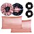 kit 2 fronhas Rose 2 toucas Rose com Preto e 2 Xuxinhas Sortidas - Imagem 1