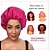 Kit antifrizz touca de cetim pink e pink  toalha micro pink 02 fronhas preta 02 xuxinhas - Imagem 2