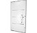 PORTA CRV LAMBRI PIVOTANTE ALUMINIO BRANCO C/FRISO C/ PUXADOR OVAL NOBRE 115X223X10,5CM - Imagem 1
