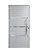 PORTA CRV LAMBRI ALUMINIO NOBRE BRANCA C/ FRISO PUX RETO 90X216X4,5CM - Imagem 1
