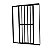 PORTA DE CORRER 03 FOLHAS MOVEIS ALUMINIO BLACK EXCELLENCE 210X200X12 VIDRO INCOLOR - Imagem 1
