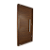 PORTA CRV LAMBRI PIVOTANTE ALUMINIO AMADEIRADA LINHA NOBRE 227X115X10,5CM PUXADOR RETO - Imagem 1