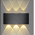 ARANDELA LED LETILLE 6W BIVOLT 3000K PRETA - Imagem 2