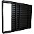 JANELA VENEZIANA CRV ALUMINIO BLACK STANDART  3FOLHAS -1FIXA  100X150X12CM S/GRADE - Imagem 1