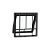 VITRO MAXIM AR 60X60 COM GRADE VIDRO MINI BOREAL BLACK NOBRE 995423 CRV - Imagem 1