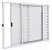 JANELA VENEZIANA AÇO BRANCA 3F 100X150X12CM S/GRADE - Imagem 1