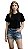 Shorts Curto Cintura Alta Jeans - Imagem 1