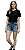 Shorts Curto Cintura Alta Jeans - Imagem 2