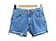 Shorts Curto Cintura Alta Jeans - Imagem 2