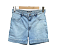 Shorts Curto Cintura Alta Jeans - Imagem 2
