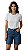 Bermuda Cintura Alta Jeans - Imagem 1