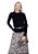 Saia Midi Estampada Viscose - Imagem 3
