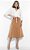 Saia Midi Friso Suede - Imagem 1