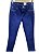 Calça Capri Tornozelo Cintura Alta Jeans - Imagem 1