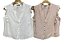 Blusa Regata Botões Viscolinho - Imagem 4