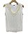 Blusa Regata Bordado Viscolinho - Imagem 3