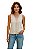Blusa Regata Bordado Viscolinho - Imagem 1