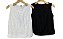 Blusa Regata Risca De Giz Viscolinho - Imagem 4