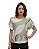 Blusa Manga Curta Estampada Crepe - Imagem 1