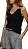 Blusa Regata Argola Malha Rib - Imagem 1