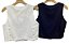 Blusa Regata Botões Costas Viscolinho - Imagem 7