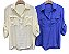 Camisa Bolsos Frontal Viscose - Imagem 1