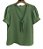 Blusa Manga Curta Laço Frontal Viscose - Imagem 4
