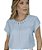 Blusa Manga Curta Transpassada Viscose - Imagem 2