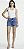 Shorts Cintura Alta Jeans - Imagem 1