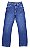 Calça Reta Cintura Alta Jeans - Imagem 1