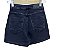 Shorts Curto Cintura Alta Jeans - Imagem 2
