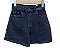 Shorts Curto Cintura Alta Jeans - Imagem 1