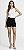 Shorts Curto Cintura Alta Jeans - Imagem 1