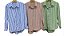 Camisa Listras Viscolinho - Imagem 1