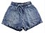 Shorts Elástico Cintura Jeans - Imagem 1